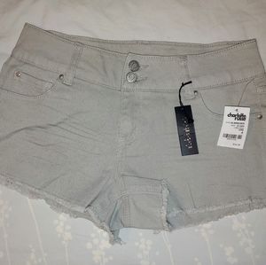 Charlotte Russe Gray Denim Shorts